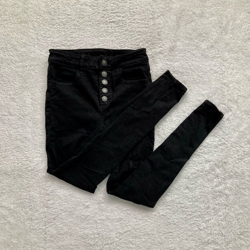 American Eagle Ne(X)t Level Stretch Distressed High Rise Jegging